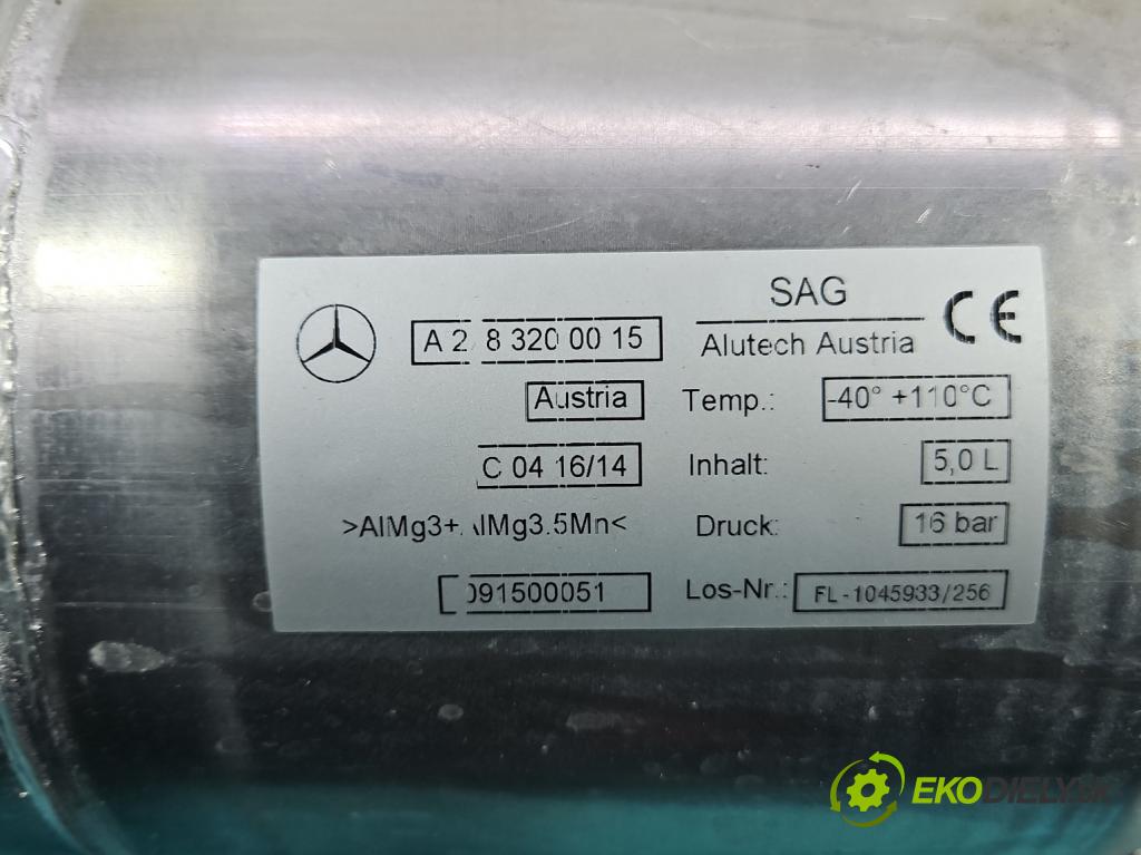 Mercedes CLS II C218 2010-2018 4.7 V8 (278922) automatic 315 kW 4664 cm3 4- Nádrž: vzduchu A2183200015 (Obaly filtrov vzduchu)