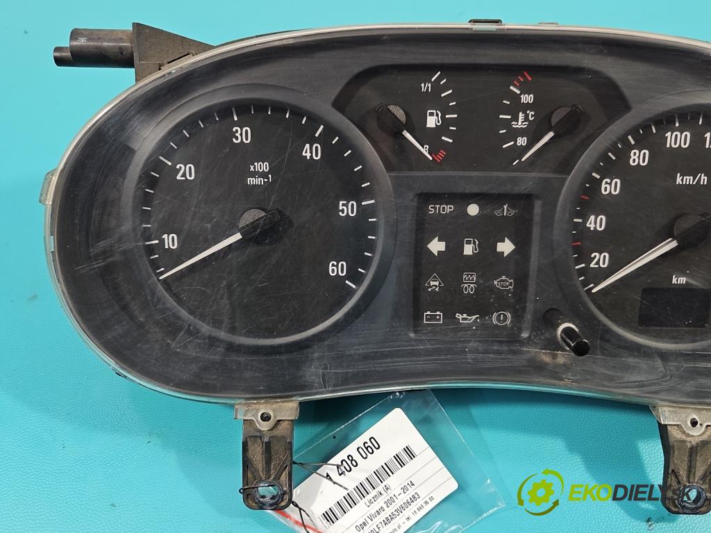 Opel Vivaro 2001-2014 1.9 cdti 82 HP manual 60 kW 1870 cm3 5- prístrojovka/ budíky P8200252450 (Prístrojové dosky, displeje)