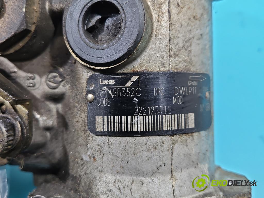 Citroen Berlingo I 1996-2008 1.9d 69KM manual 51 kW 1868 cm3 5- čerpadlo vstrekovacia R8445B352C (Vstrekovacie čerpadlá)