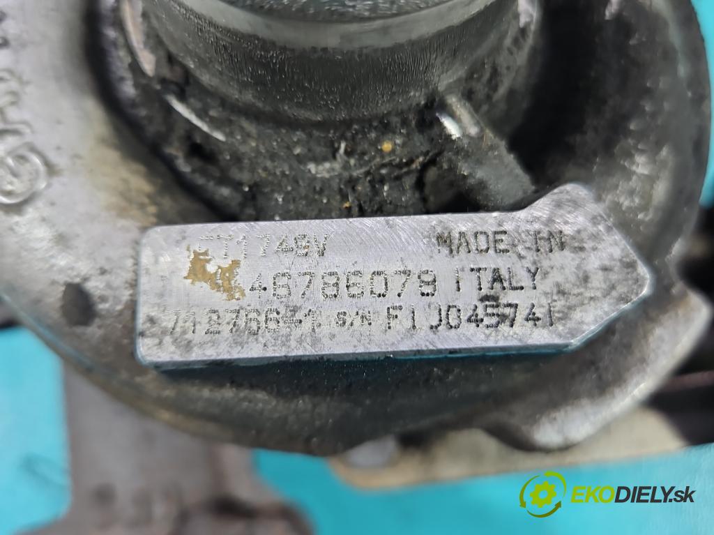 Alfa romeo 147 1.9 jtd 116 hp manual 85 kW 1910 cm3 5- Turbodmychadlo 712766-1 (Turbodúchadla (kompletní))