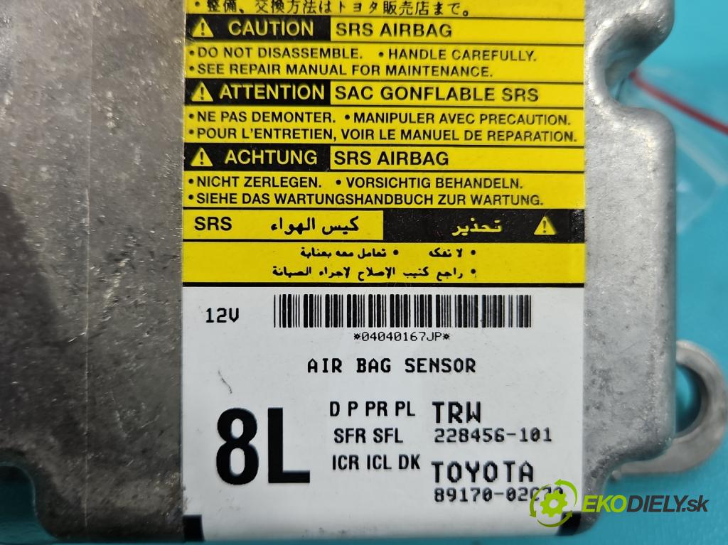 Toyota Corolla E16/E18  2013-2019 1.6 16V 132  HP manual 97 kW 1598 cm3 4- riadiaca jednotka vankúše: 228456-101