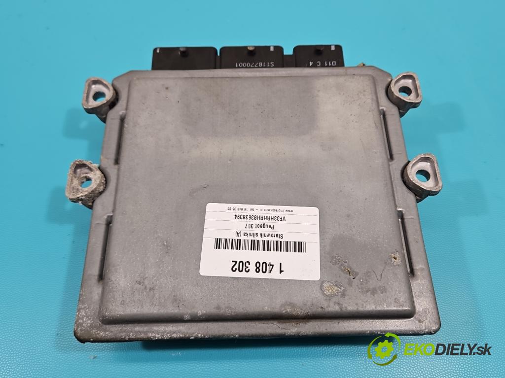 Peugeot 307 2.0 hdi 136 HP manual 100 kW 1997 cm3 5- riadiaca jednotka motora 9656061180