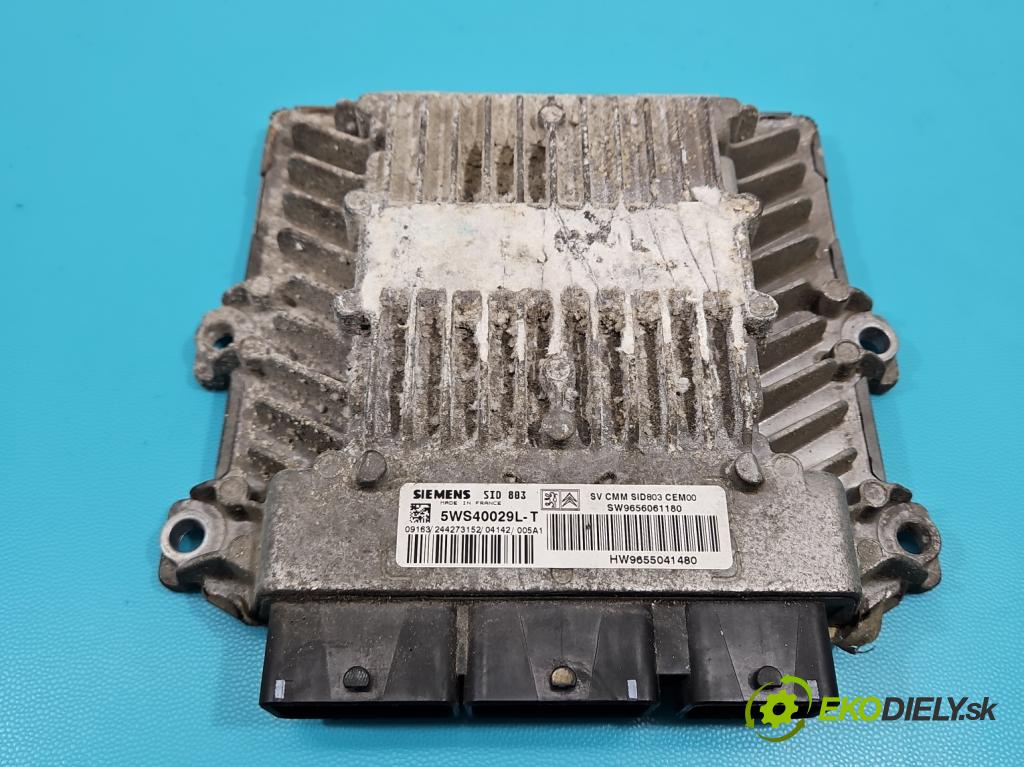 Peugeot 307 2.0 hdi 136 HP manual 100 kW 1997 cm3 5- riadiaca jednotka motora 9656061180