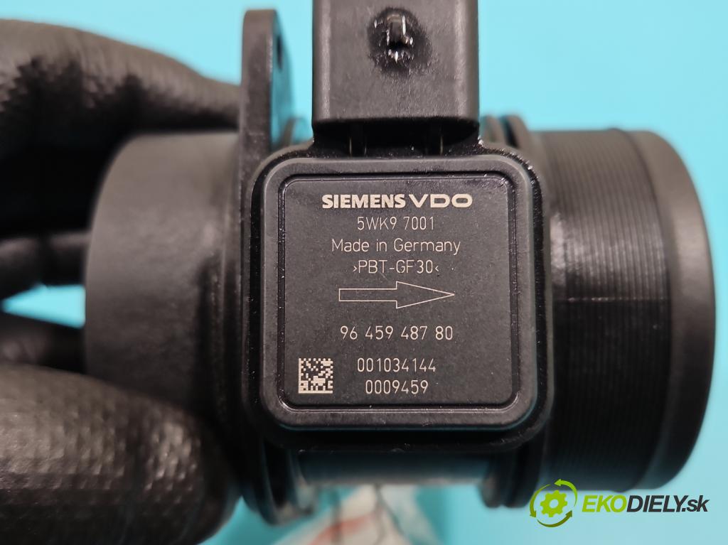 Peugeot 307 2.0 hdi 136 HP manual 100 kW 1997 cm3 5- průtokoměr: 5WK97001 (Váhy vzduchu)