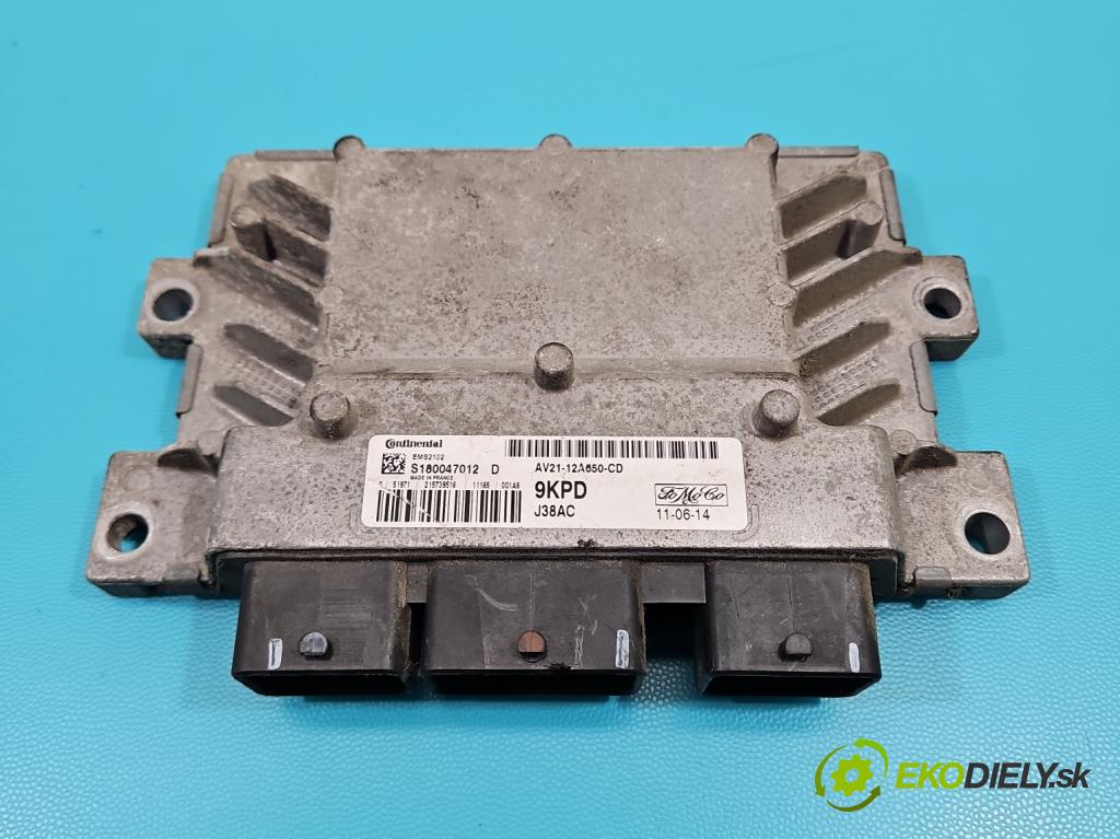 Ford Fiesta Mk7 2008-2017 1.2 16V 82 HP manual 60 kW 1242 cm3 5- riadiaca jednotka motora S180047012D