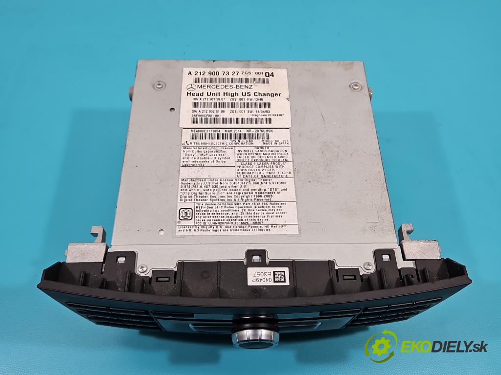 Mercedes CLS II C218 2010-2018 4.7 V8 automatic 315 kW 4664 cm3 4- Radio originál A2129007327