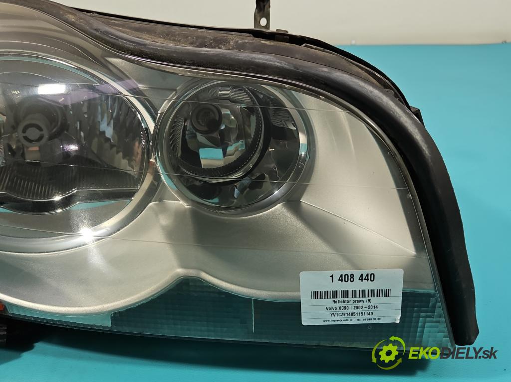 Volvo XC90 I 2002-2014 2.9 T6 272 HP automatic 200 kW 2922 cm3 5- Reflektor: pravý  (Pravé)