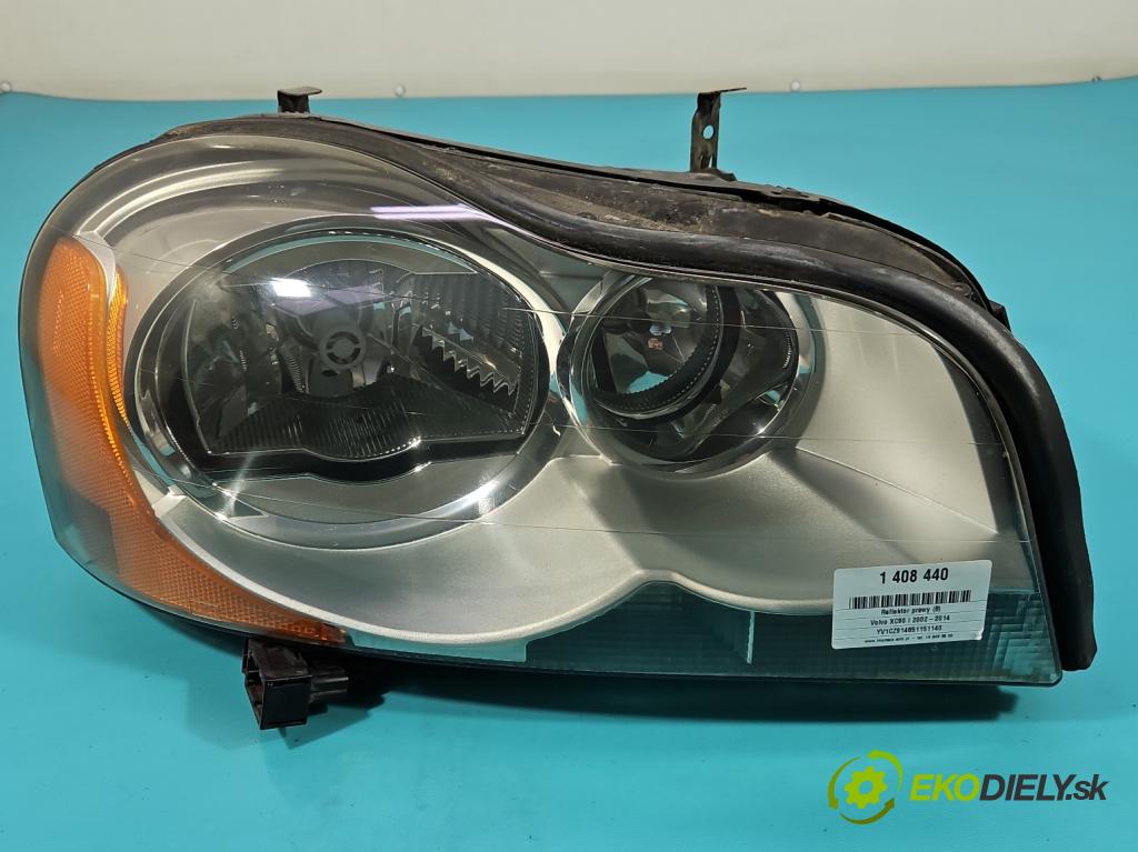 Volvo XC90 I 2002-2014 2.9 T6 272 HP automatic 200 kW 2922 cm3 5- Reflektor: pravý  (Pravé)