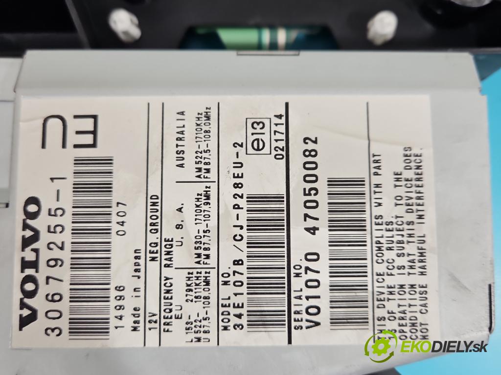 Volvo XC90 I 2002-2014 2.9 T6 272 HP automatic 200 kW 2922 cm3 5- Antena 8651013-1