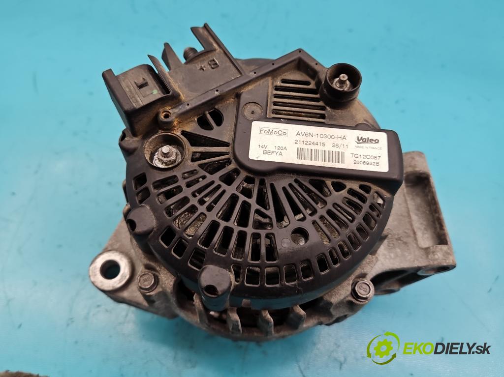 Ford Fiesta Mk7 2008-2017 1.2 16V 82 HP manual 60 kW 1242 cm3 5- Alternator AV6N-10300-HA (Alternátory)