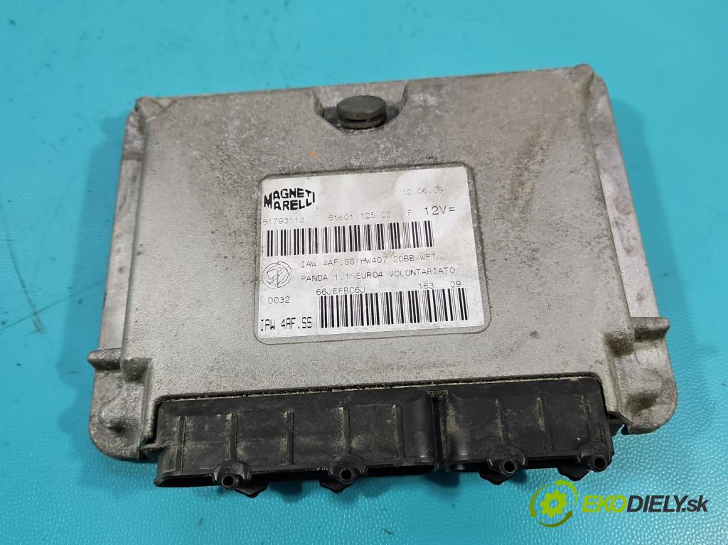 Fiat Panda II 2003-2012 1.1 54 HP manual 40 kW 1108 cm3 5- riadiaca jednotka motora 51793113