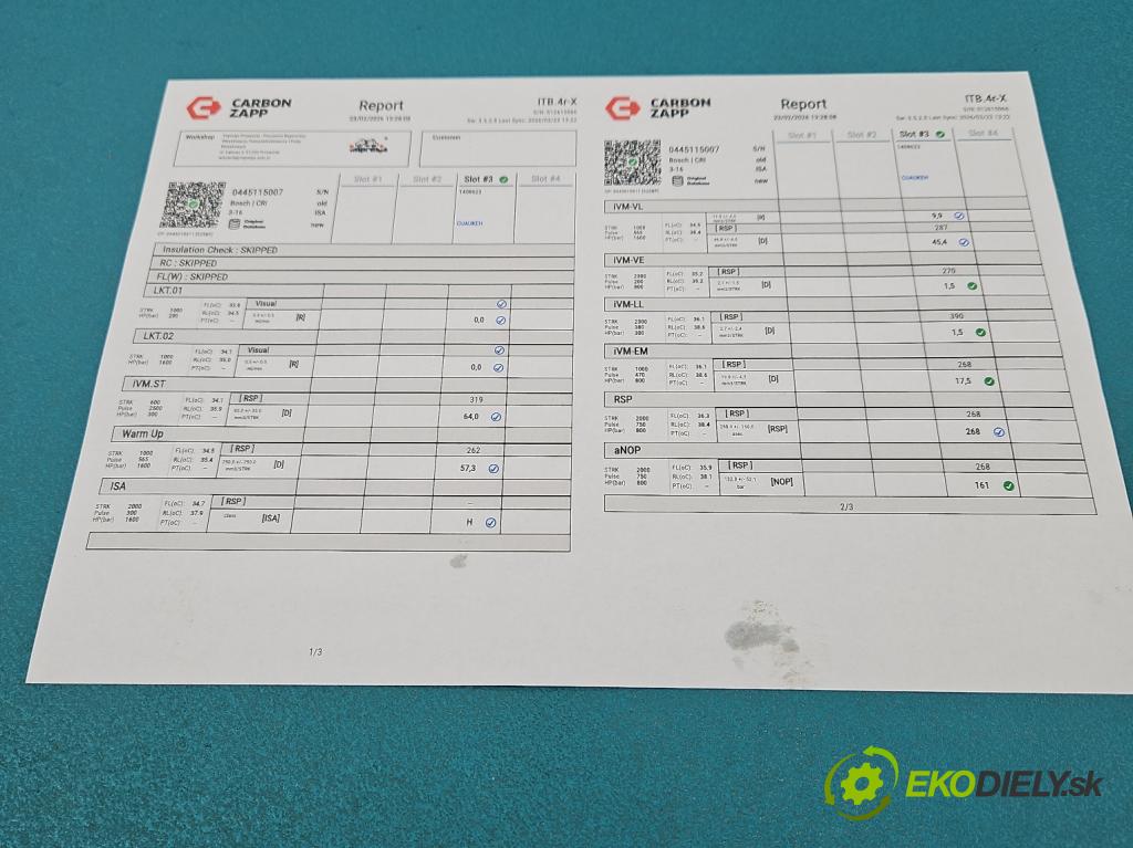 Renault Koleos I 2008-2016 2.0 dci 150 hp manual 110 kW 1995 cm3 5- vstřikovač 0445115007 (Vstřikovač paliva)