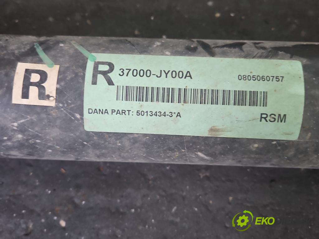 Renault Koleos I 2008-2016 2.0 dci 150 HP manual 110 kW 1995 cm3 5- Hřídel: zadné 37000-JY00A (Kardaňový hriadeľ)