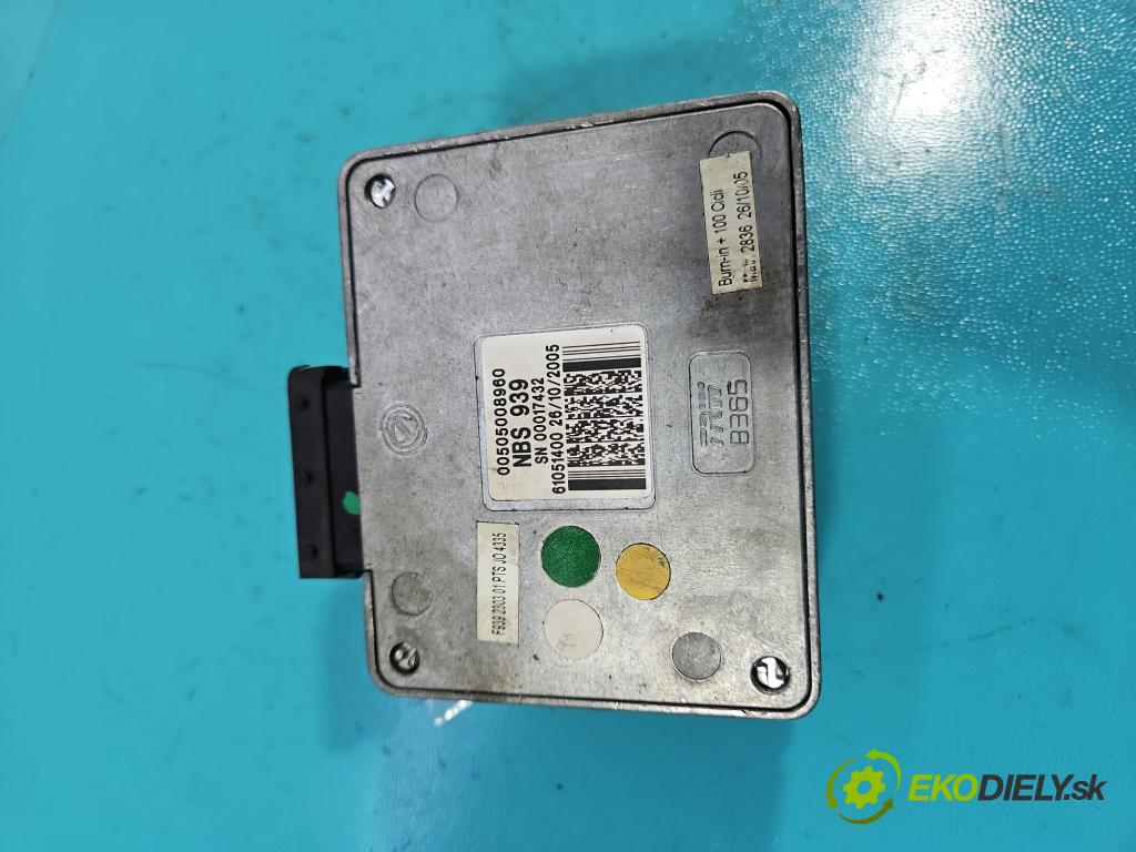 Alfa romeo 159 1.9 jtd 120 HP manual 88 kW 1910 cm3 4- Blokáda: řízení: 00505008960 (Ostatné)