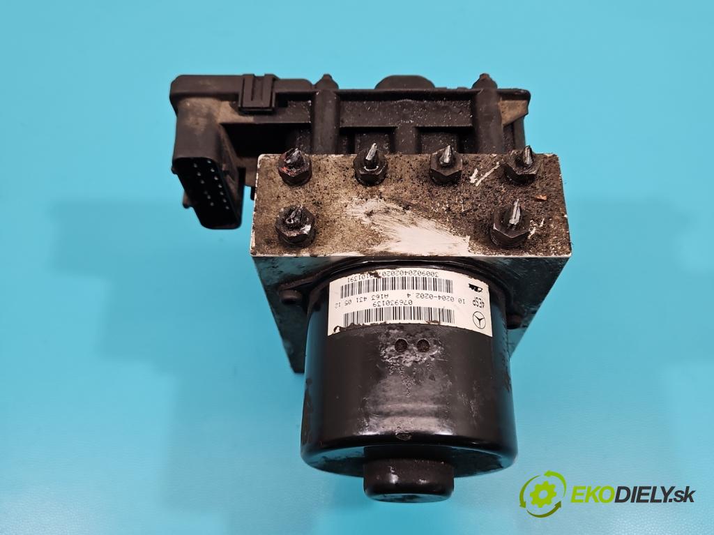 Mercedes ML W163 1997-2005 4.3 V8 272 HP automatic 200 kW 4266 cm3 5- čerpadlo abs 076930139 (Pumpy ABS)