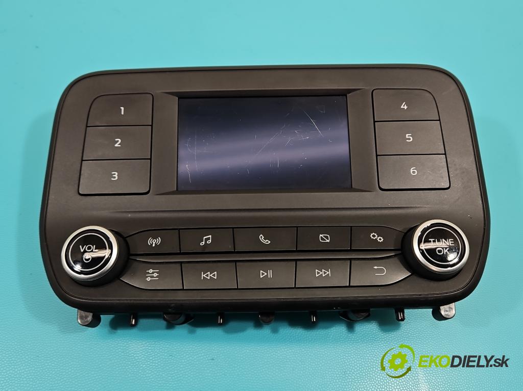 Ford Fiesta MK8 2016-2023 1.1 71 HP manual 52 kW 1084 cm3 5- Radio originál H1BT-18B955-HF