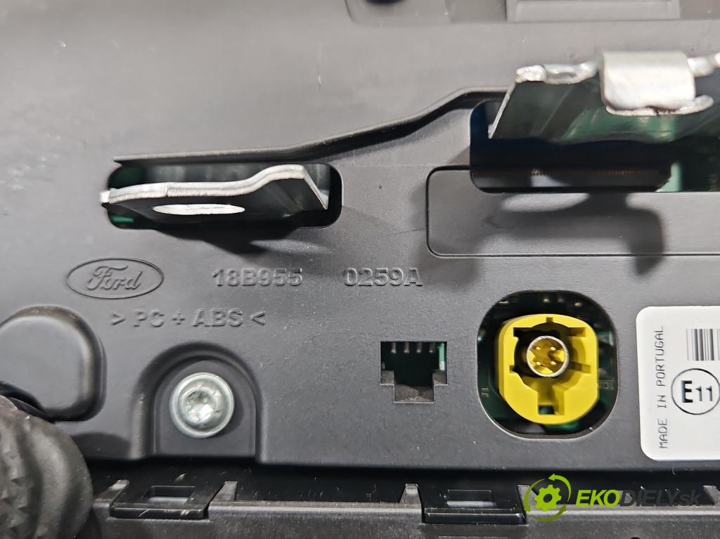 Ford Fiesta MK8 2016-2023 1.1 71 HP manual 52 kW 1084 cm3 5- Radio originál H1BT-18B955-HF