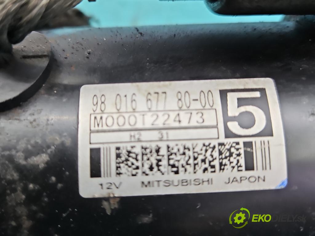 Citroen C4 Picasso I 2006-2013 1.6 hdi 111KM manual 82 kW 1560 cm3 5- štartér 9801667780 (Štartéry)
