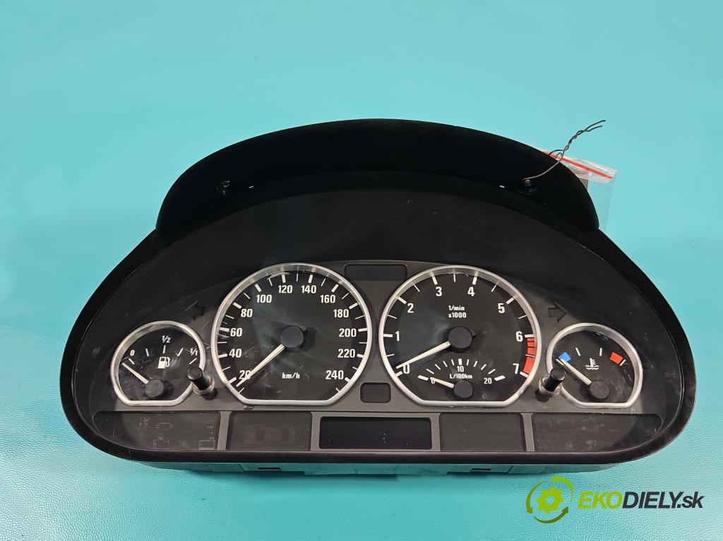 Bmw 3 E46 1998-2007 2.0 R6 150 HP manual 110 kW 1991 cm3 4- prístrojovka/ budíky 0263606216 (Prístrojové dosky, displeje)