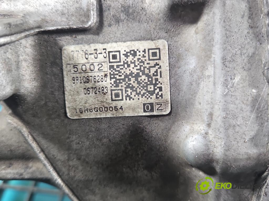 Peugeot 508 2010-2018 1.6 hdi 120 HP automatic 88 kW 1560 cm3 4- prevodovka stupeň,rýchlosť automat 20GE23