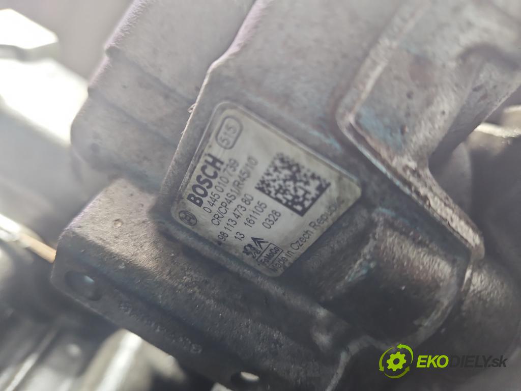 Peugeot 508 2010-2018 1.6 hdi 120 HP automatic 88 kW 1560 cm3 4- čerpadlo vstrekovacia 0445010739 (Vstrekovacie čerpadlá)