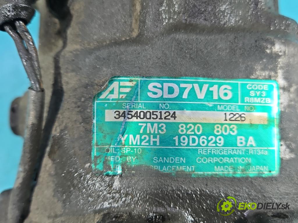 Vw Sharan I 1995-2010 1.9 tdi 116 hp manual 85 kW 1896 cm3 5- Kompresor: klíma 7M3820803 (Kompresory)