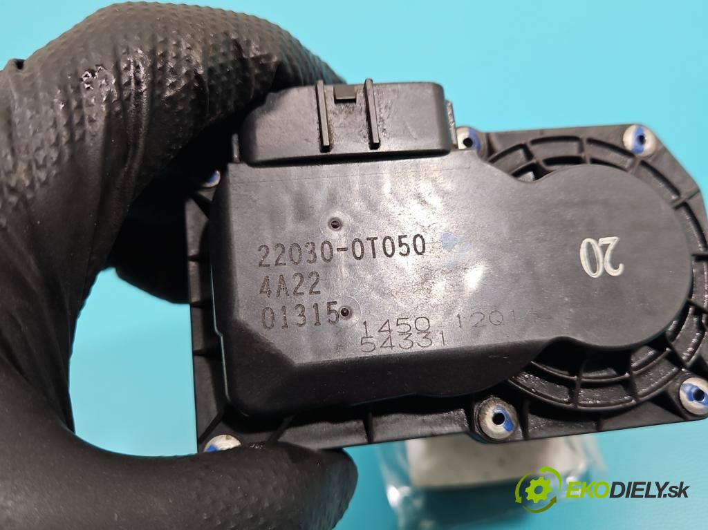 Toyota Corolla E16/E18  2013-2019 1.6 16V 132  HP manual 97 kW 1598 cm3 4- klapka 22030-0T050 (Škrtiace klapky)
