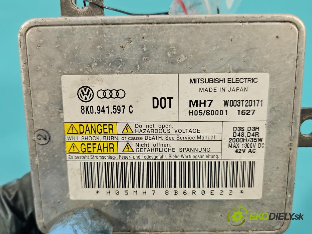 Audi A8 D4 2009-2017 3.0 V6 tdi 250 HP automatic 184 kW 2967 cm3 4- střídač: xenon 8K0941597C (Riadiaca jednotka xenónu)