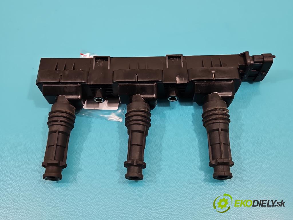 Opel Corsa C 2000-2006 1.0 12V 60 HP manual 44 kW 998 cm3 3- cievka zapaľovacia  (Zapaľovacie cievky, moduly)