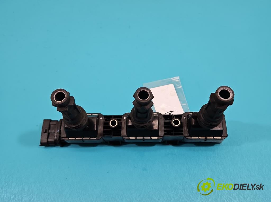 Opel Corsa C 2000-2006 1.0 12V 60 HP manual 44 kW 998 cm3 3- cievka zapaľovacia  (Zapaľovacie cievky, moduly)