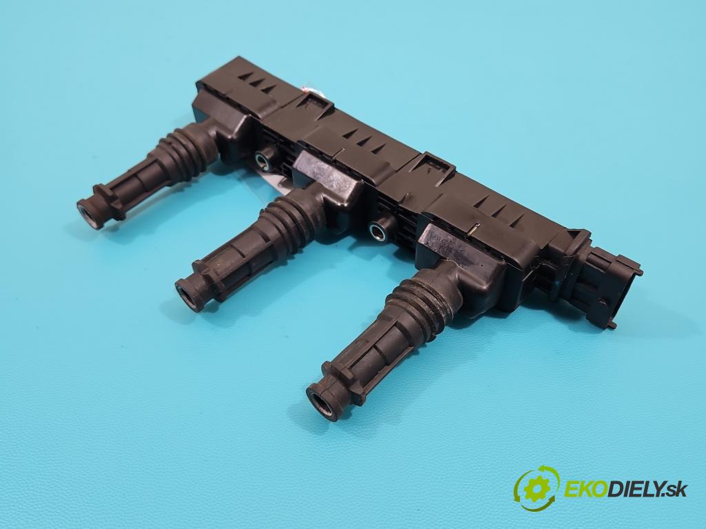 Opel Corsa C 2000-2006 1.0 12V 60 HP manual 44 kW 998 cm3 3- cievka zapaľovacia  (Zapaľovacie cievky, moduly)