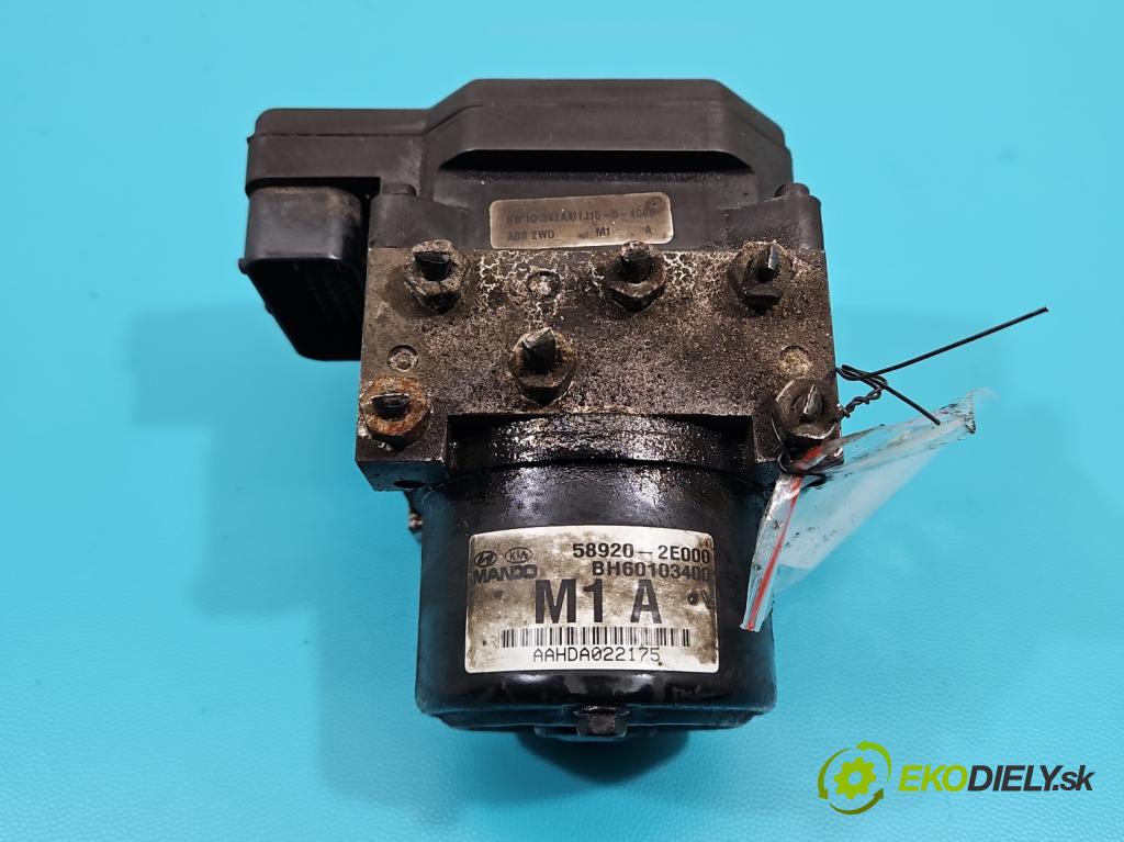 Hyundai Tucson I 2004-2009 2.0 crdi 113 HP automatic 83 kW 1991 cm3 5- čerpadlo abs 58920-2E000 (Pumpy ABS)