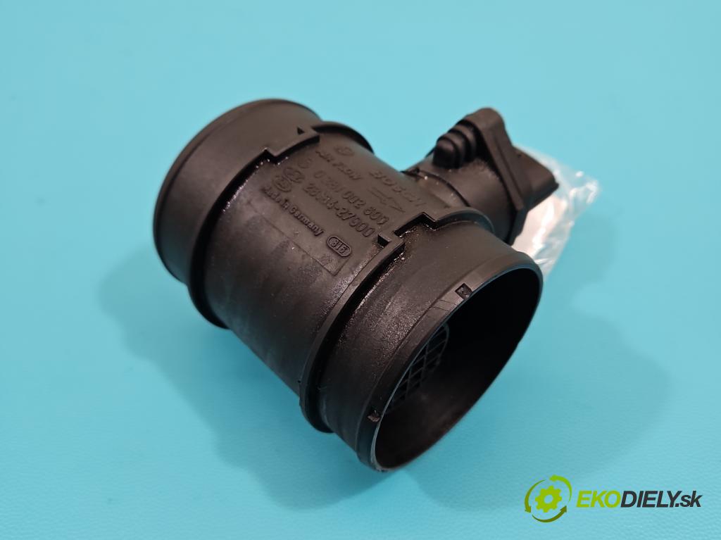 Hyundai Tucson I 2004-2009 2.0 crdi 113 HP automatic 83 kW 1991 cm3 5- průtokoměr: 0281002600 (Váhy vzduchu)