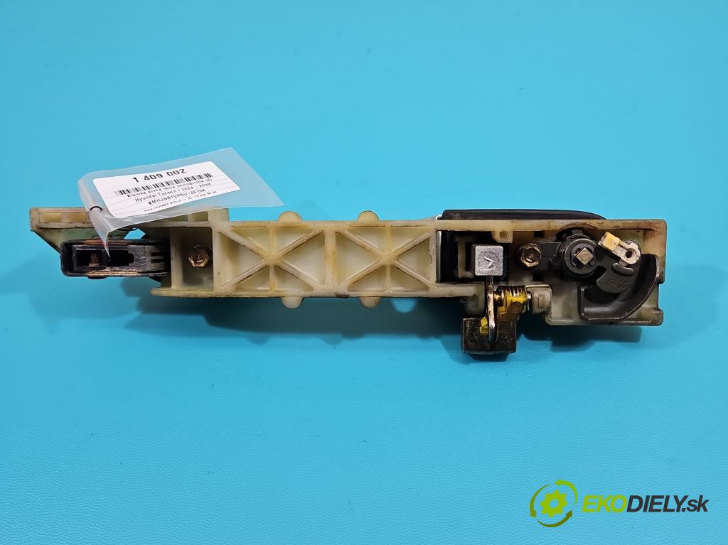 Hyundai Tucson I 2004-2009 2.0 crdi 113 HP automatic 83 kW 1991 cm3 5- rukoväť predné ľavé mimo:  (Vonkajšie predné ľavé)