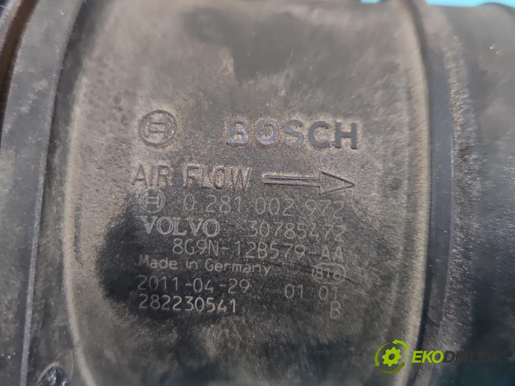 Volvo S60 II 2010-2018 2.0 D3 163 HP manual 120 kW 1984 cm3 4- průtokoměr: 0281002972 (Váhy vzduchu)