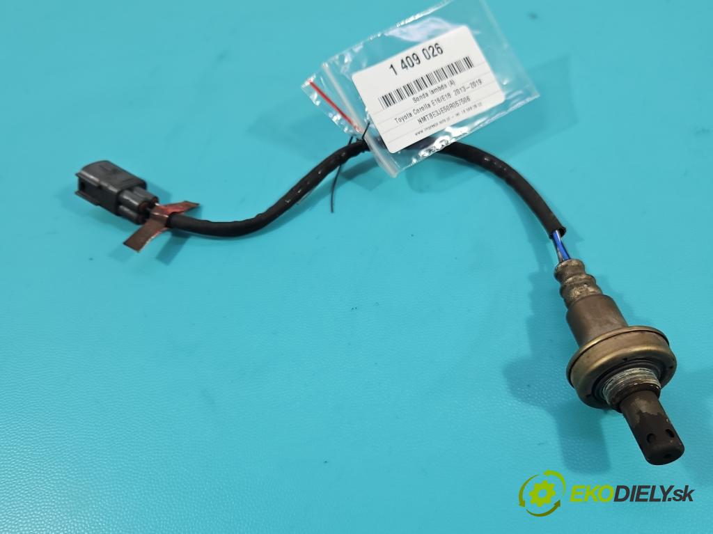 Toyota Corolla E16/E18  2013-2019 1.6 16V 132  HP manual 97 kW 1598 cm3 4- Sonda lambda 89467-12030 (Lambda sondy)