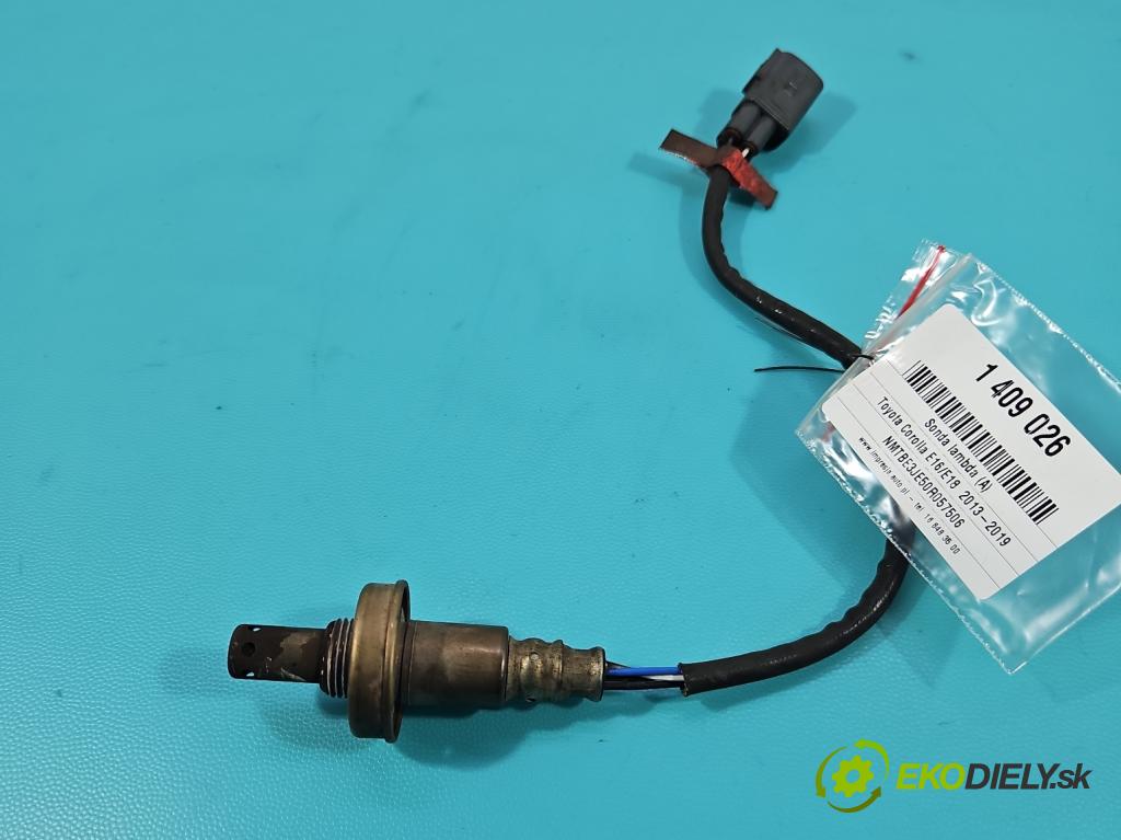 Toyota Corolla E16/E18  2013-2019 1.6 16V 132  HP manual 97 kW 1598 cm3 4- Sonda lambda 89467-12030 (Lambda sondy)