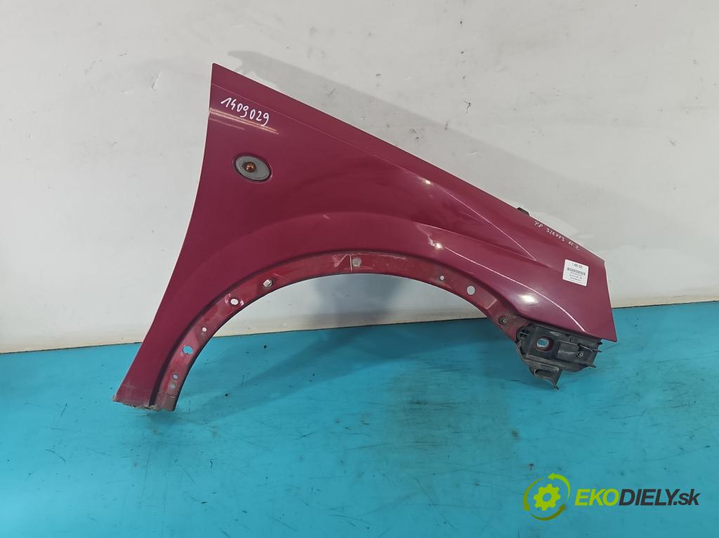 Opel Corsa C 2000-2006 1.0 12V 60 hp manual 44 kW 998 cm3 3- blatnik přední pravý  (Ostatné)