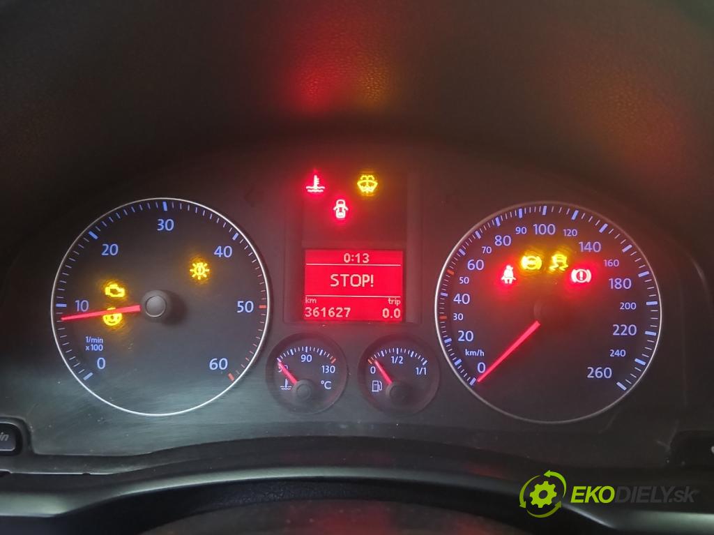 Vw Golf V 2003-2009 2.0 tdi 140 HP manual 103 kW 1968 cm3 5- prístrojovka/ budíky 1K0920861B (Prístrojové dosky, displeje)