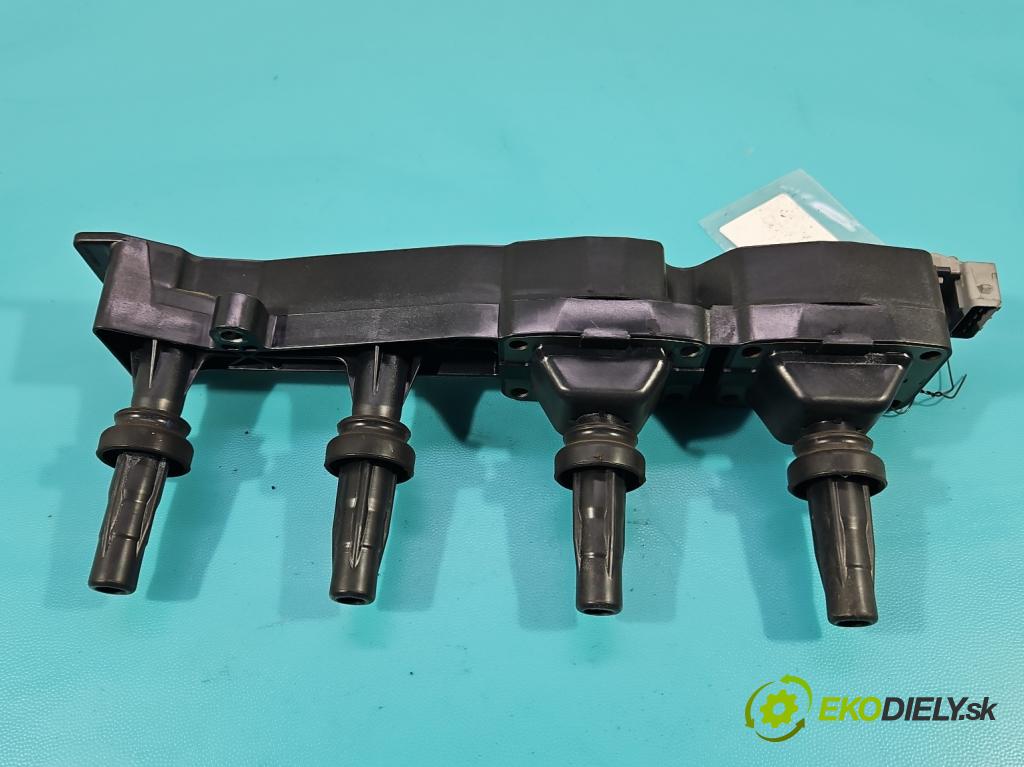 Peugeot 307 1.6 16V 109 HP manual 80 kW 1587 cm3 5- cievka zapaľovacia 9636337880 (Zapaľovacie cievky, moduly)