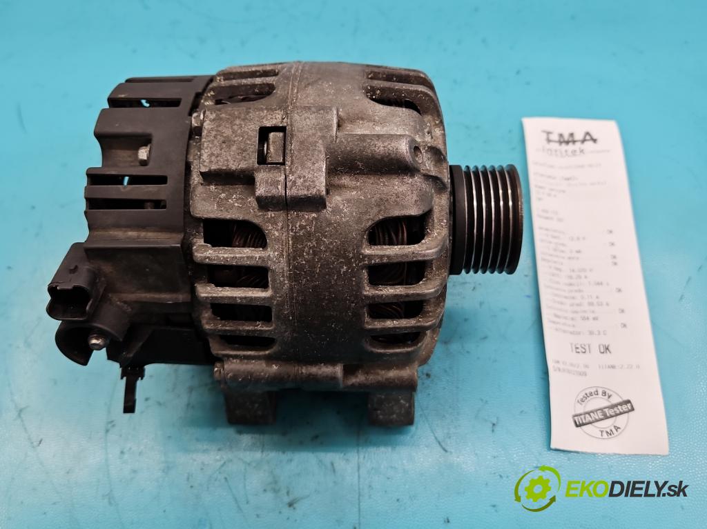 Peugeot 307 1.6 16V 109 HP manual 80 kW 1587 cm3 5- Alternator 9642879780 (Alternátory)