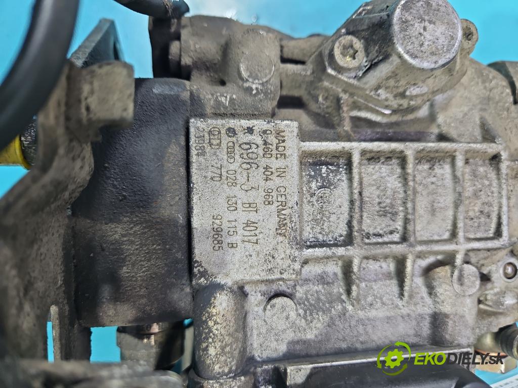 Vw Sharan I 1995-2010 1.9 tdi 110 HP manual 81 kW 1896 cm3 5- čerpadlo vstrekovacia 0460404968 (Vstrekovacie čerpadlá)