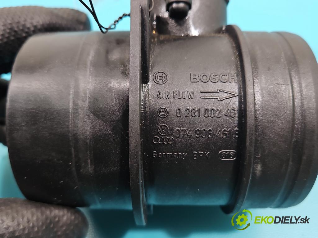 Vw Golf V 2003-2009 2.0 tdi 140 HP manual 103 kW 1968 cm3 5- průtokoměr: 0281002461 (Váhy vzduchu)