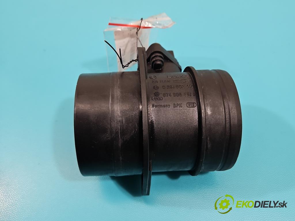 Vw Golf V 2003-2009 2.0 tdi 140 HP manual 103 kW 1968 cm3 5- průtokoměr: 0281002461 (Váhy vzduchu)