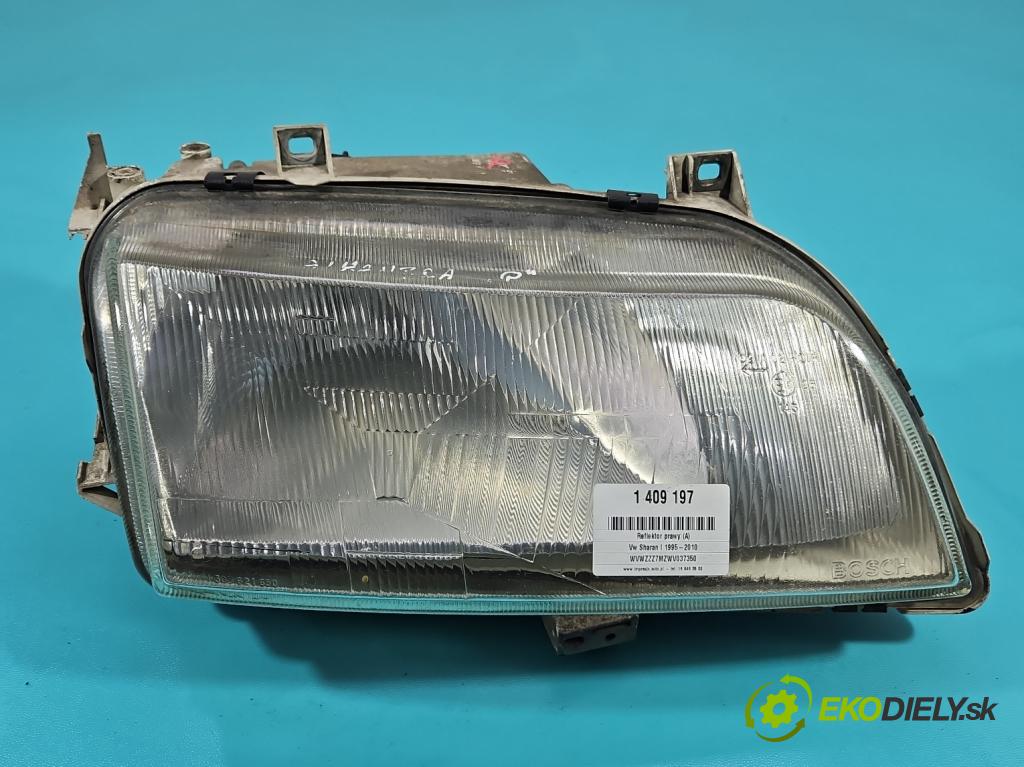 Vw Sharan I 1995-2010 1.9 tdi 110 HP manual 81 kW 1896 cm3 5- Reflektor: pravý 0301048302 (Pravé)