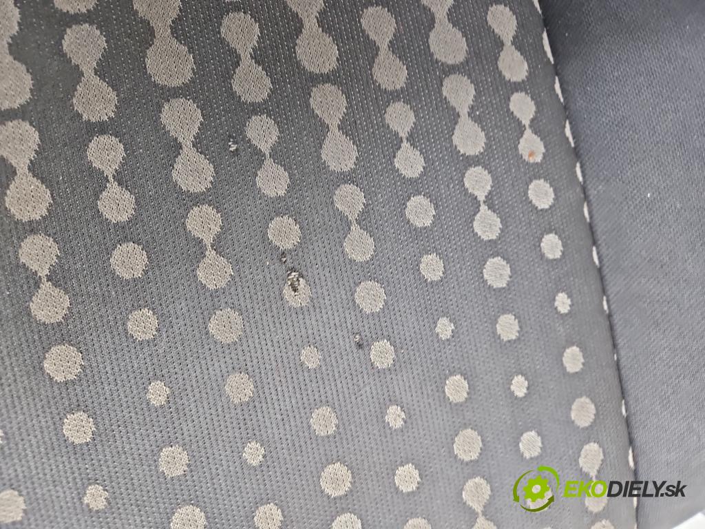 Fiat Punto Grande 1.2 8V 65 HP manual 48 kW 1242 cm3 3- Sedačka ľavý  (Sedačky, sedadlá)