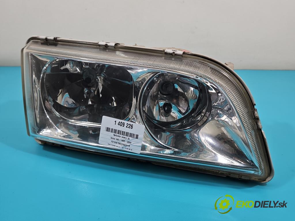 Volvo V40 I 1995-2004 1.9 dci 116 HP manual 85 kW 1870 cm3 5- Reflektor: pravý 30899683 (Pravé)