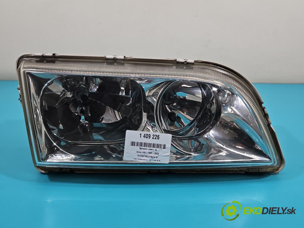 Volvo V40 I 1995-2004 1.9 dci 116 HP manual 85 kW 1870 cm3 5- Reflektor: pravý 30899683 (Pravé)
