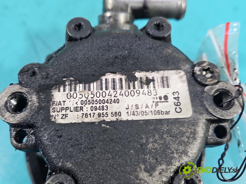 Alfa romeo 159 1.9 jtd 120 HP manual 88 kW 1910 cm3 4- čerpadlo posilovač 00505004240 (Servočerpadlá, pumpy riadenia)