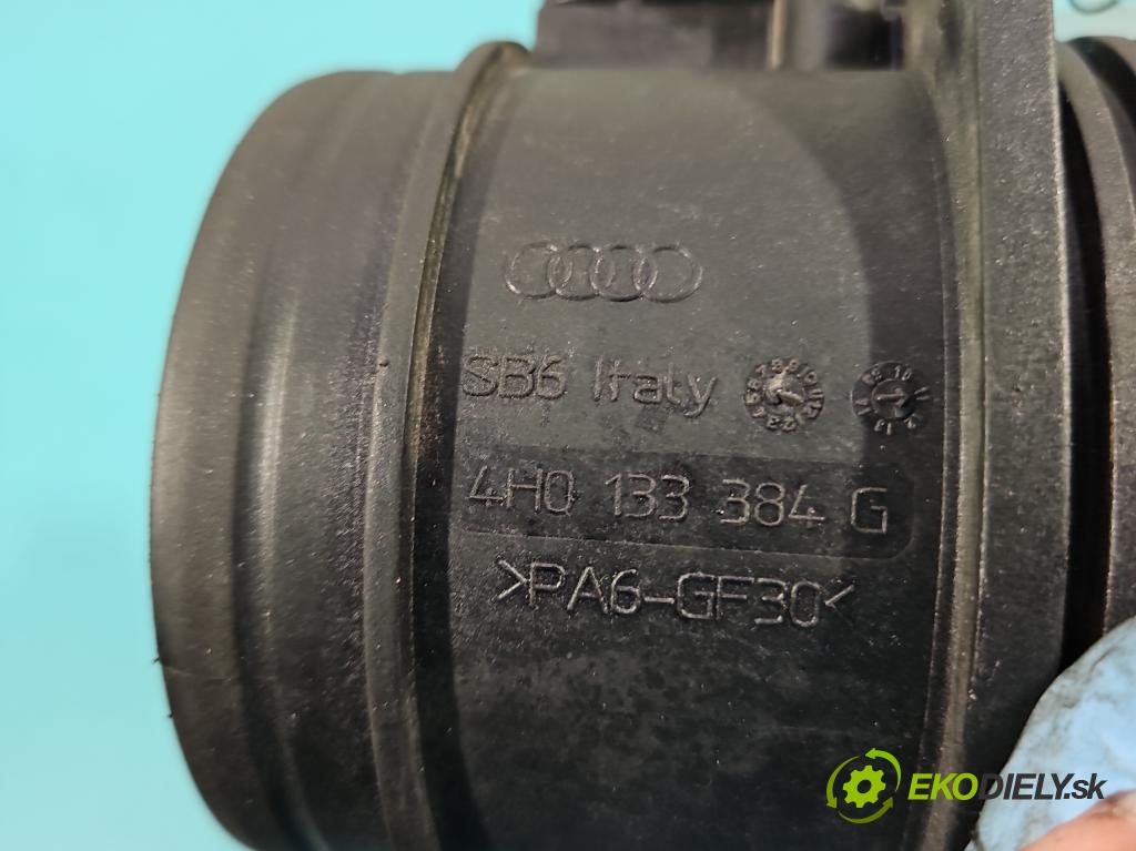 Audi A8 D4 2009-2017 3.0 V6 tdi 250 HP automatic 184 kW 2967 cm3 4- průtokoměr: 4H0133384G (Váhy vzduchu)